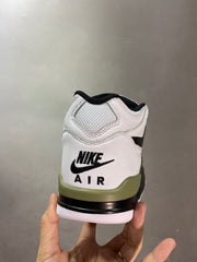 Nike Air Flight 89 Sneakers White Olive Green