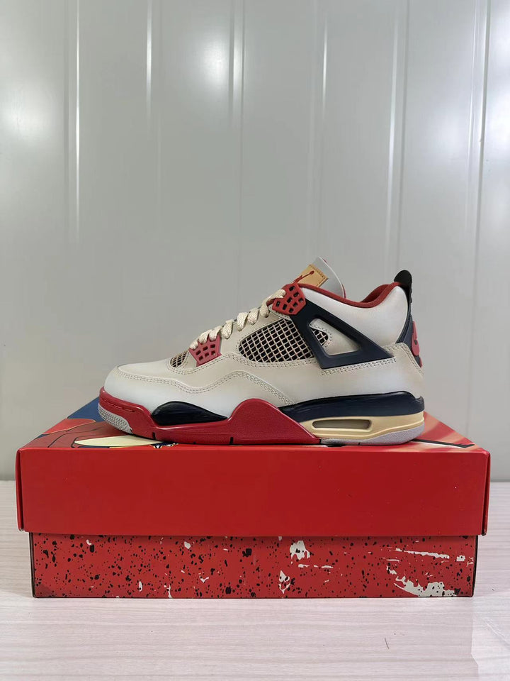 Jordan Air Jordan 4 Retro Off-White Red Black AQ9129-105