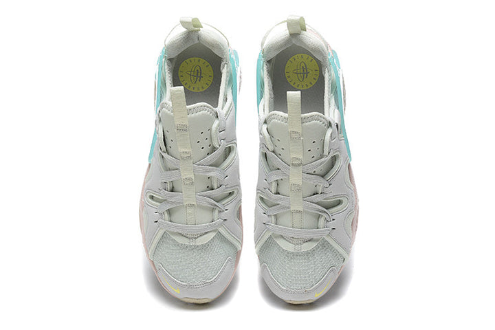 Nike Air Huarache Light Grey Pink Aqua Sneakers