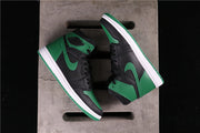 Air Jordan 1 High Pine Green Black Sneakers 555088-030