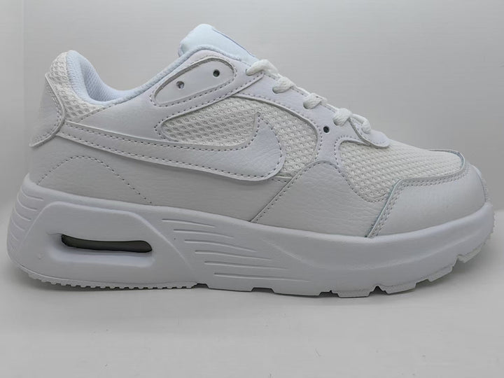 Nike White Mesh Panel Sneakers
