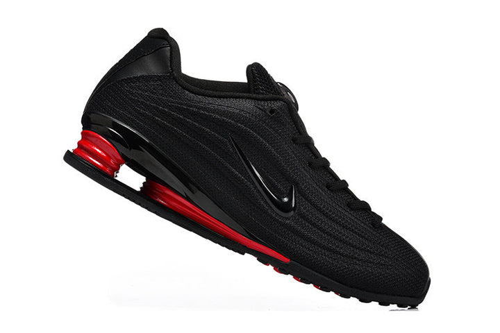 Nike Black and Red Low-Top Sneakers