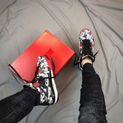 Jordan Air Jordan 4 Tattoo Black White Red Sneakers