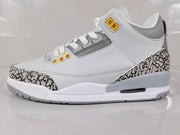Jordan Air Jordan 3 Retro White Grey Orange Sneakers