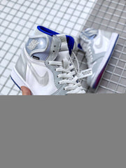 Jordan Air Jordan 1 High Zoom R2T Sneakers White Grey Blue