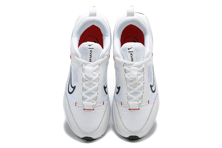 Nike Air Max White and Red Sneakers