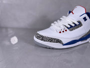 Nike Air Jordan 3 White Blue Elephant Print Sneakers