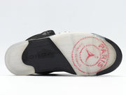 Air Jordan 5 Retro Black Silver High-Top Sneakers AV9175-001