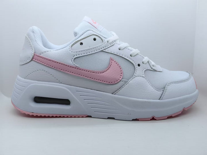Nike Air Max SC White and Pink Sneakers